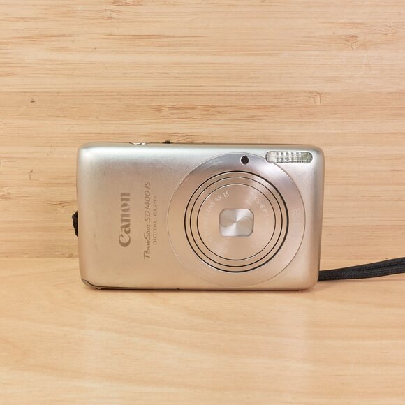 Vintage Canon PowerShot SD1400 IS / 14.1MP / 4x Zoom / Image Stabilizer / Silver - Picture 4 of 9